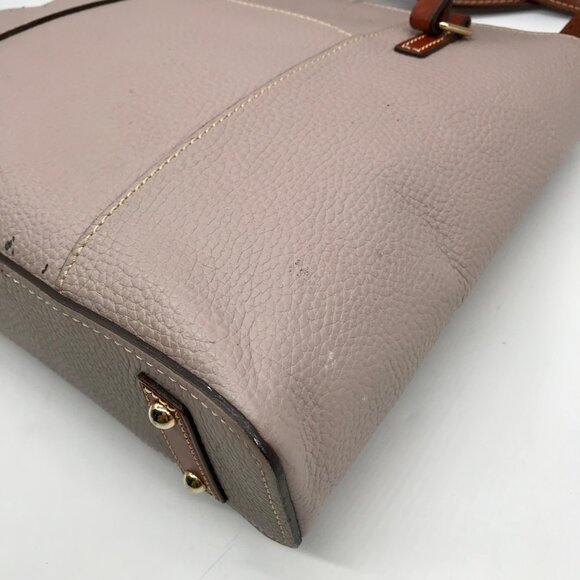 Dooney & Bourke Gray Pebbled Grain Lexington Shopper Tote - Picture 8 of 12